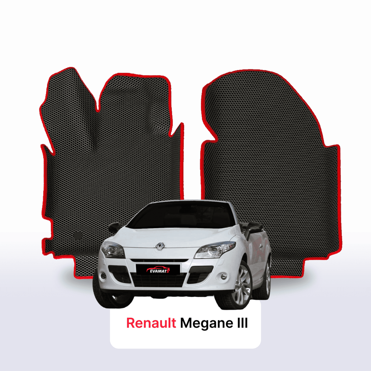 Alfombrillas 3D EVA para Renault Megane 3 gen 2008-2016 años DESCAPOTABLE