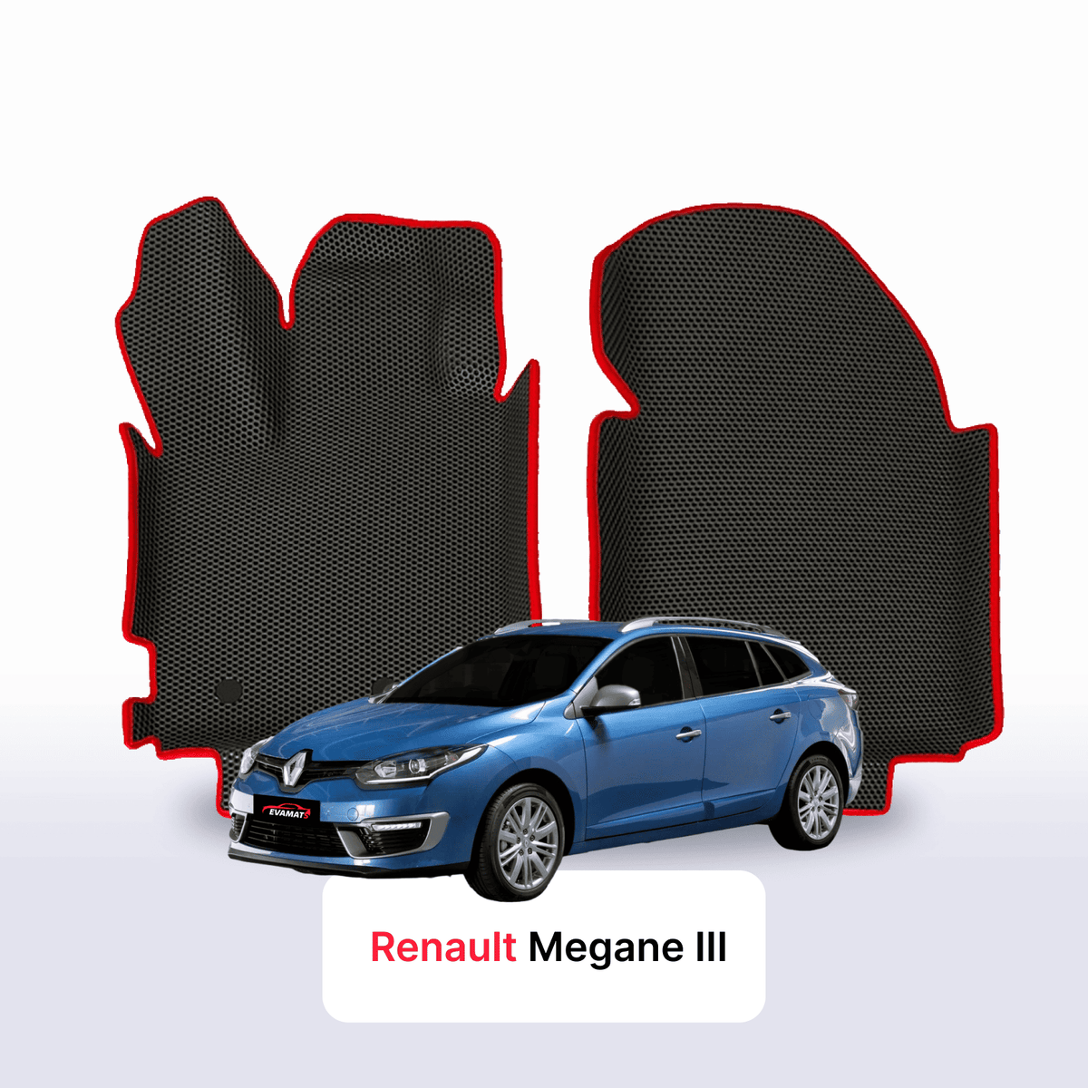 Alfombrillas 3D EVA para Renault Megane 3 gen 2008-2016 años FAMILIAR