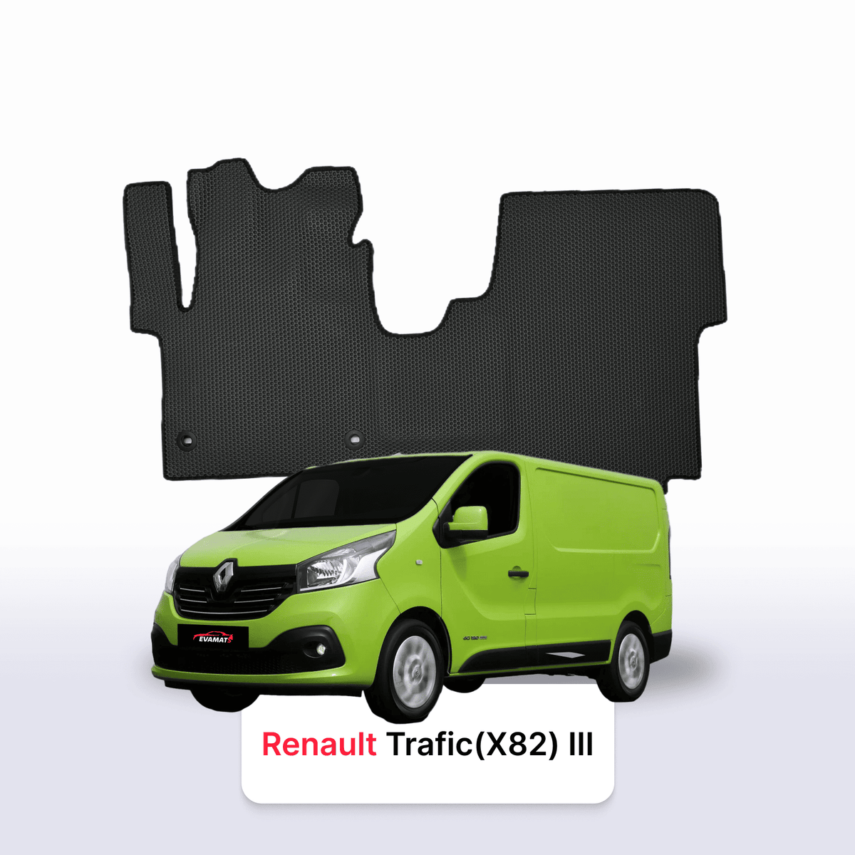 Alfombrillas 3D EVA para Renault Trafic(X82) 3 gen 2014-2027 años FURGONETA