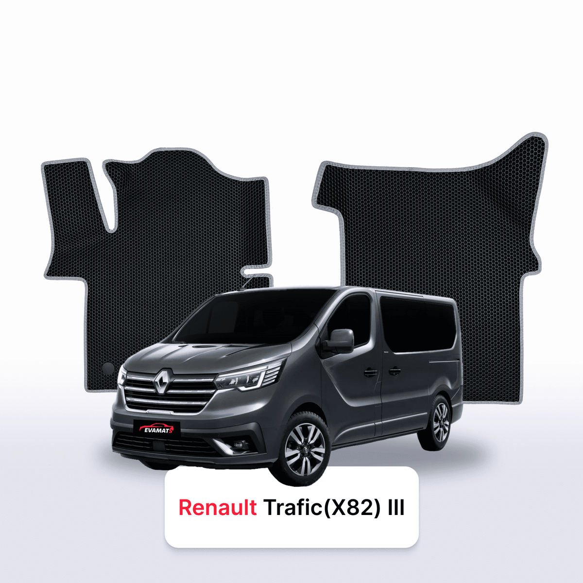 Alfombrillas 3D EVA para Renault Trafic(X82)(L1) 3 gen 2014-2027 años MINIBÚS