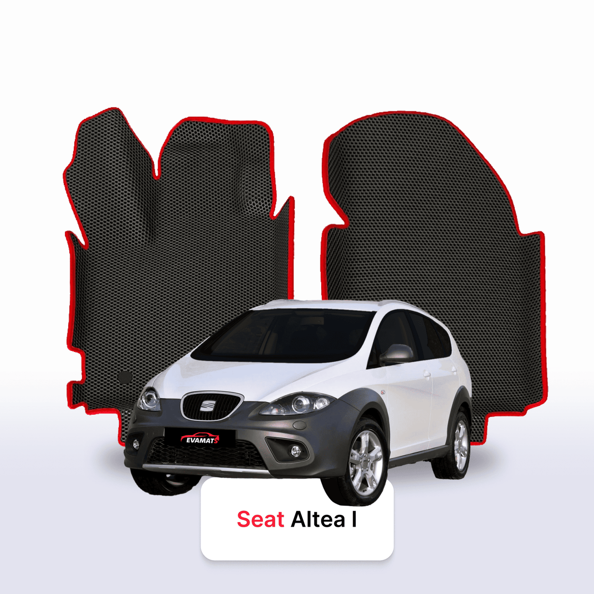 Alfombrillas 3D EVA para Seat Altea 1 gen 2004-2015 años MONOVOLUMEN FREETRACK