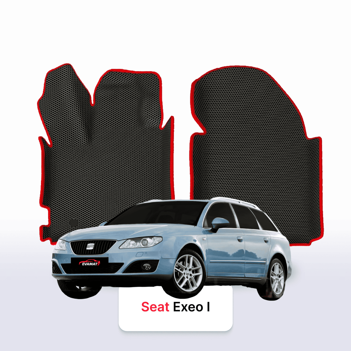 Alfombrillas 3D EVA para SEAT Exeo 1 gen 2008-2013 años FAMILIAR