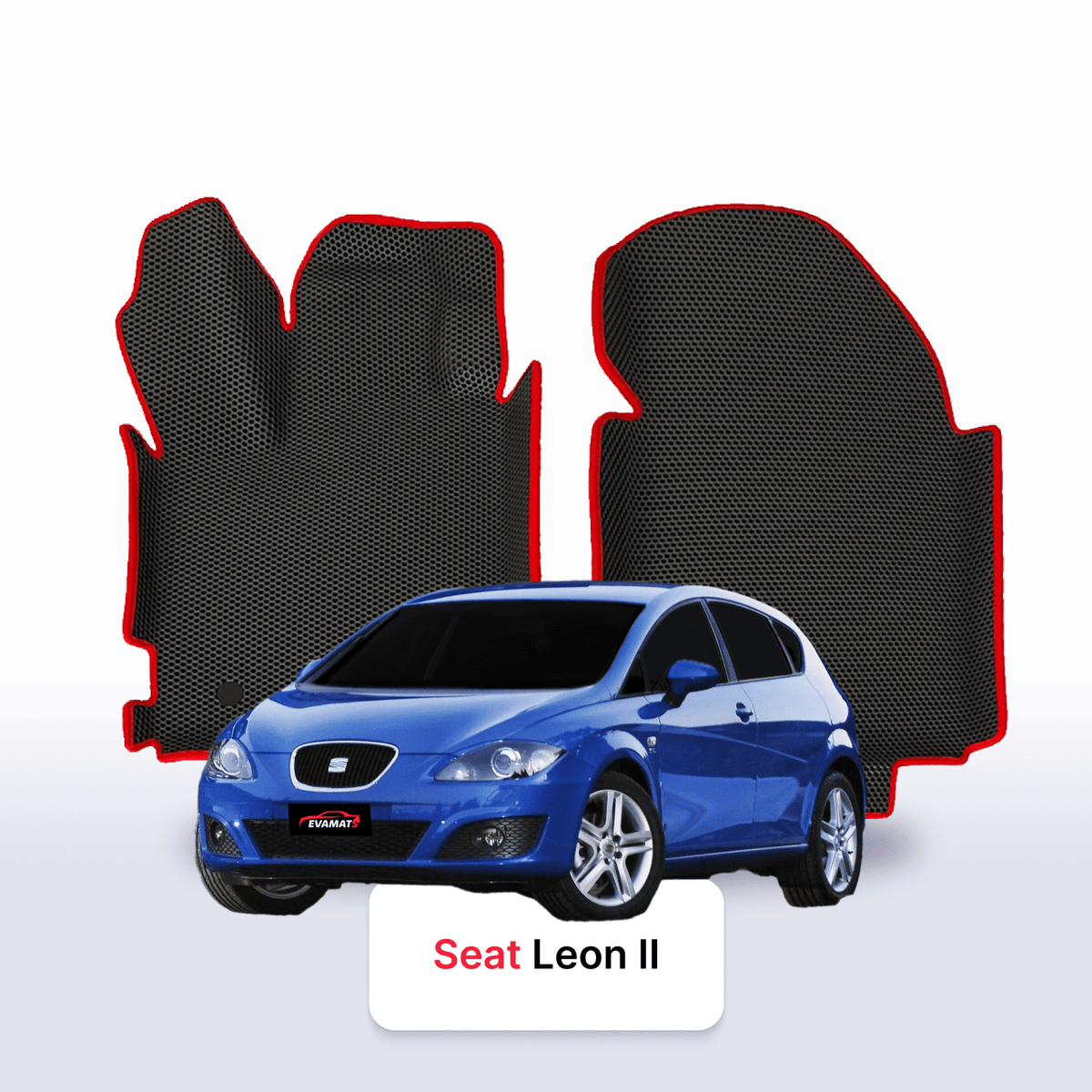 Alfombrillas 3D EVA para SEAT Leon 2 gen 2005-2012 años HATCHBACK 5 PUERTAS