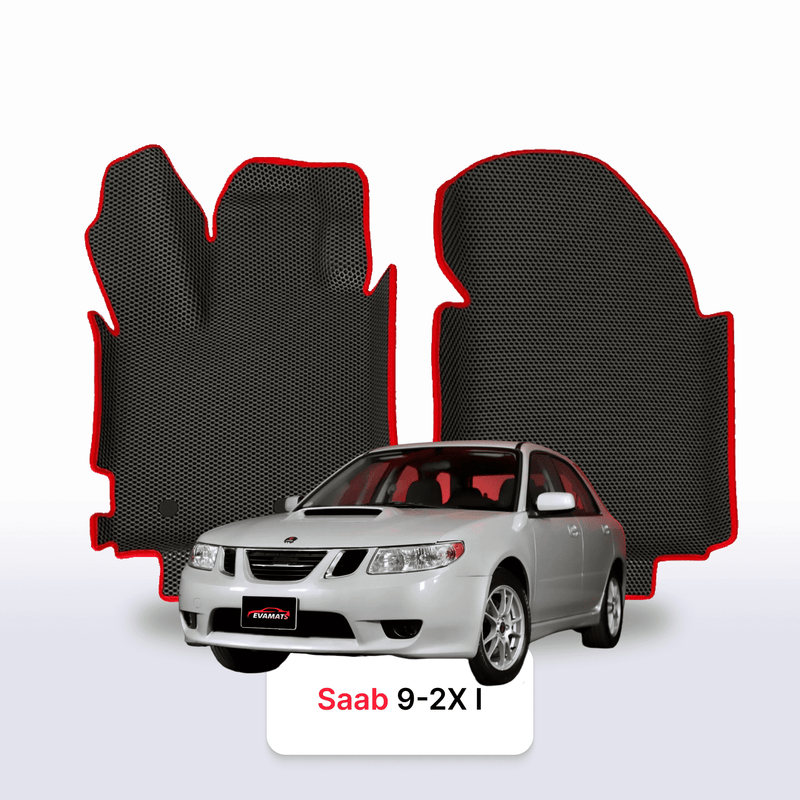 Alfombrillas 3D EVA para Saab 9-2X 1 gen 2004-2006 años FAMILIAR