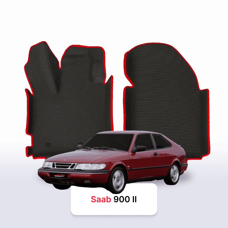 Alfombrillas 3D EVA para Saab 900 2 gen 1993-1998 años HATCHBACK 3 PUERTAS