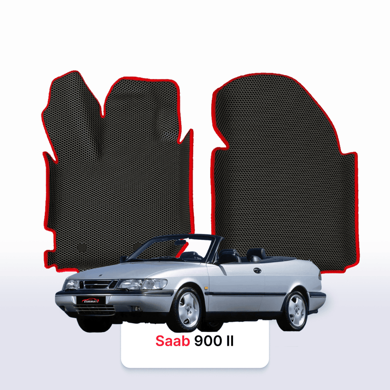 Alfombrillas 3D EVA para Saab 900 2 gen 1993-1998 años DESCAPOTABLE