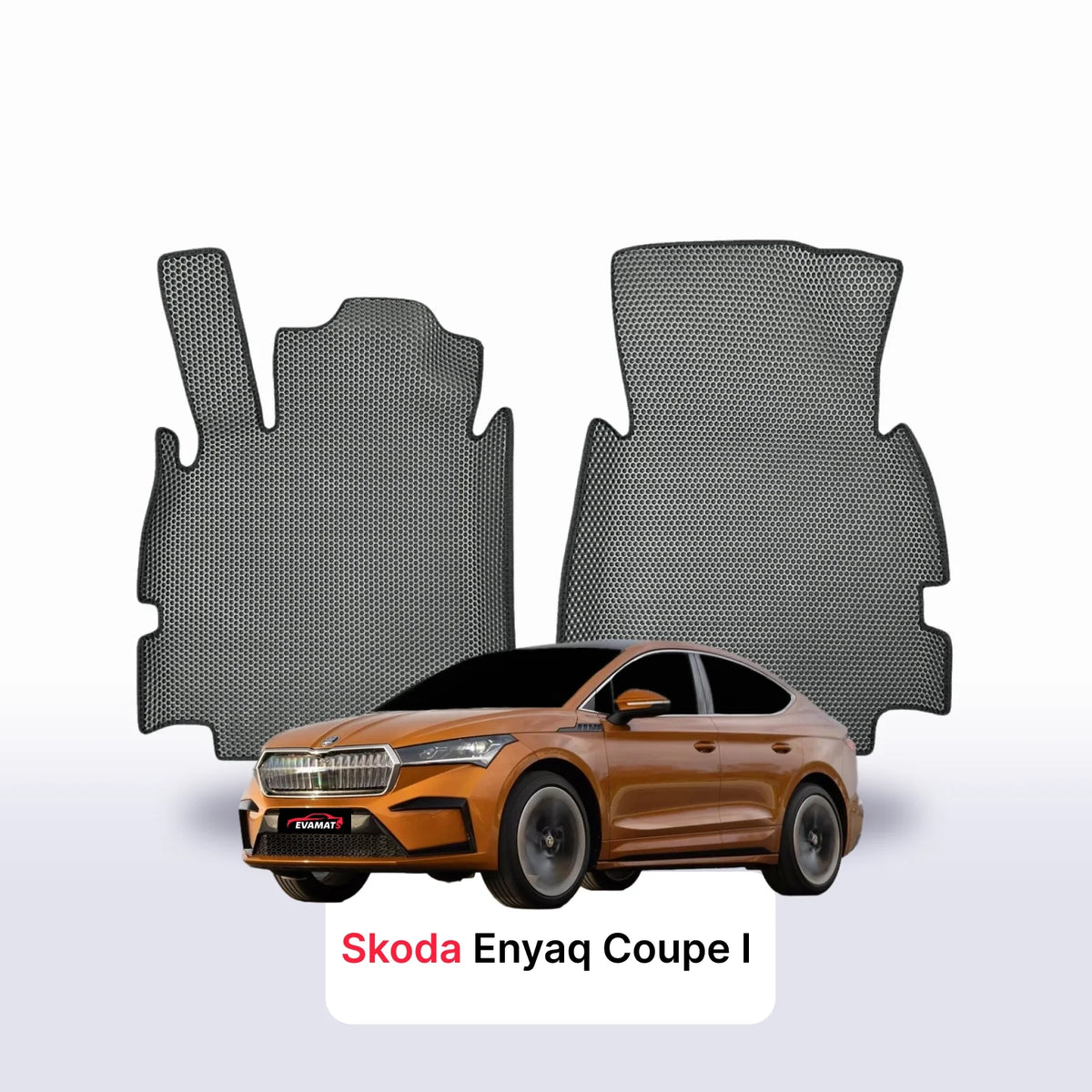 Alfombrillas 3D EVA para Skoda Enyaq Coupé 1 gen 2022-2028 años SUV