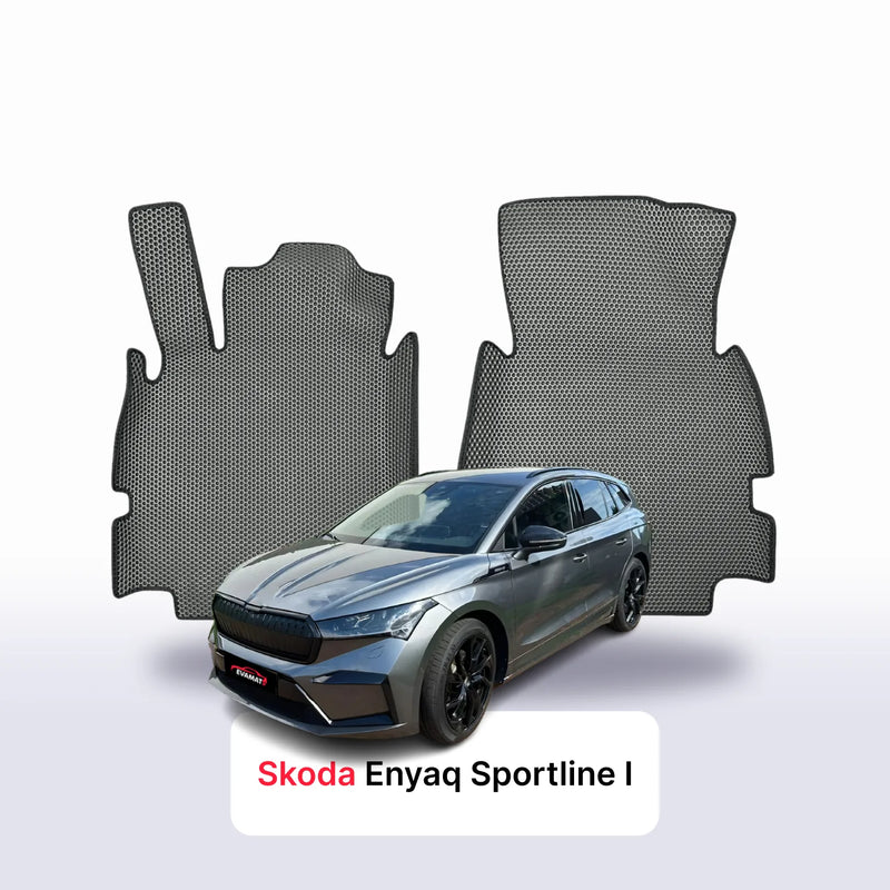 Alfombrillas 3D EVA para Skoda Enyaq Sportline 1 gen 2020-2027 años SUV