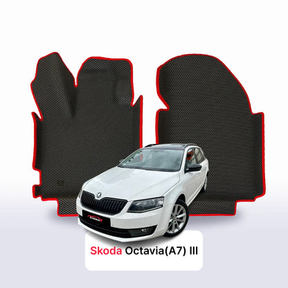 Alfombrillas 3D EVA para Skoda Octavia(A7) pre-restyling 3 gen 2012-2016 años FAMILIAR