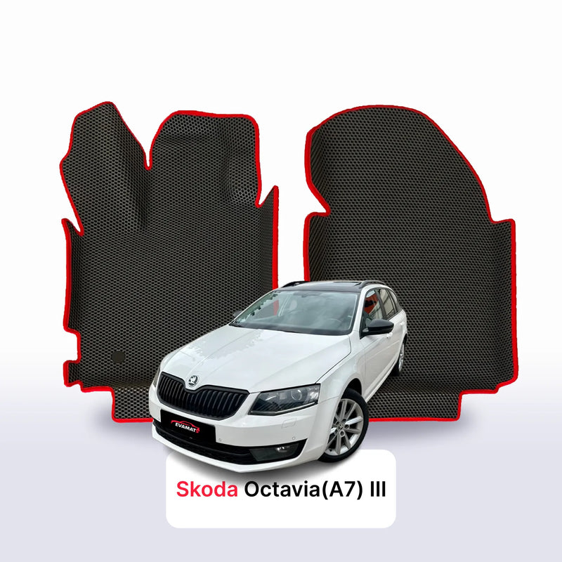 Alfombrillas 3D EVA para Skoda Octavia(A7) pre-restyling 3 gen 2012-2016 años FAMILIAR