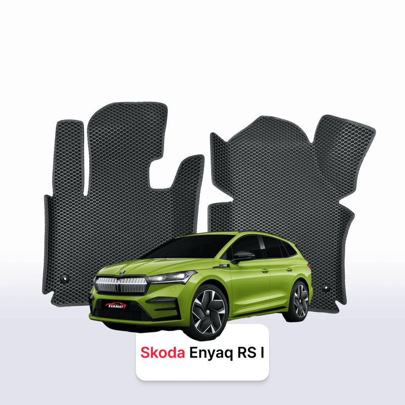 Alfombrillas 3D EVA para Skoda Enyaq RS 1 gen 2022-2028 años SUV ELÉCTRICO