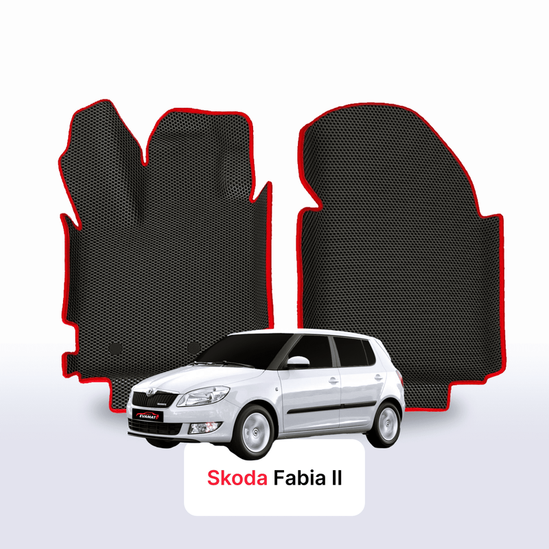 Alfombrillas 3D EVA para Skoda Fabia 2 gen 2007-2014 años HATCHBACK 5 PUERTAS