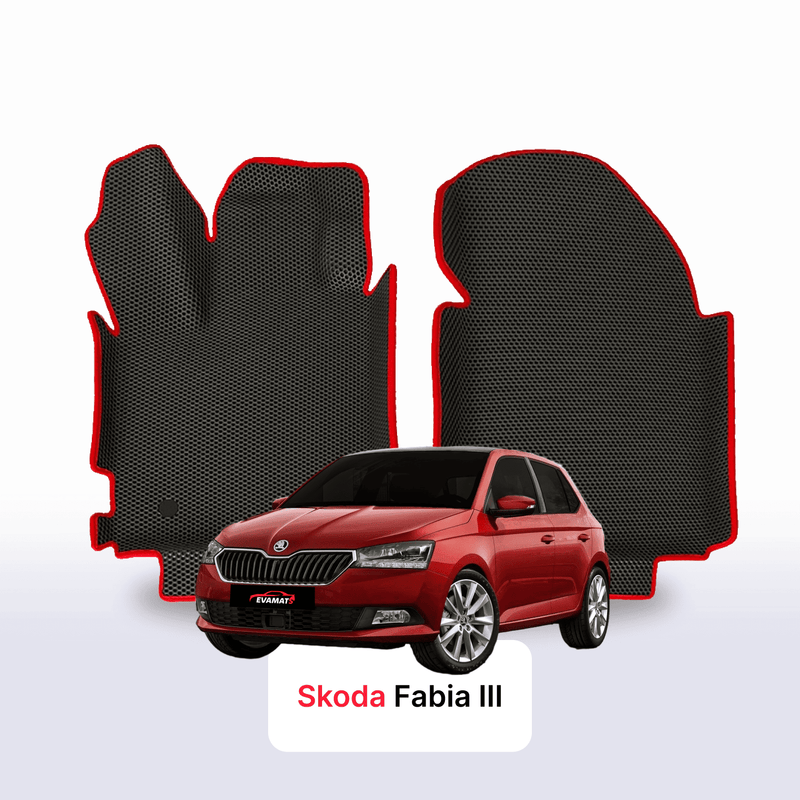 Alfombrillas 3D EVA para Skoda Fabia 3 gen 2014-2022 años HATCHBACK 5 PUERTAS