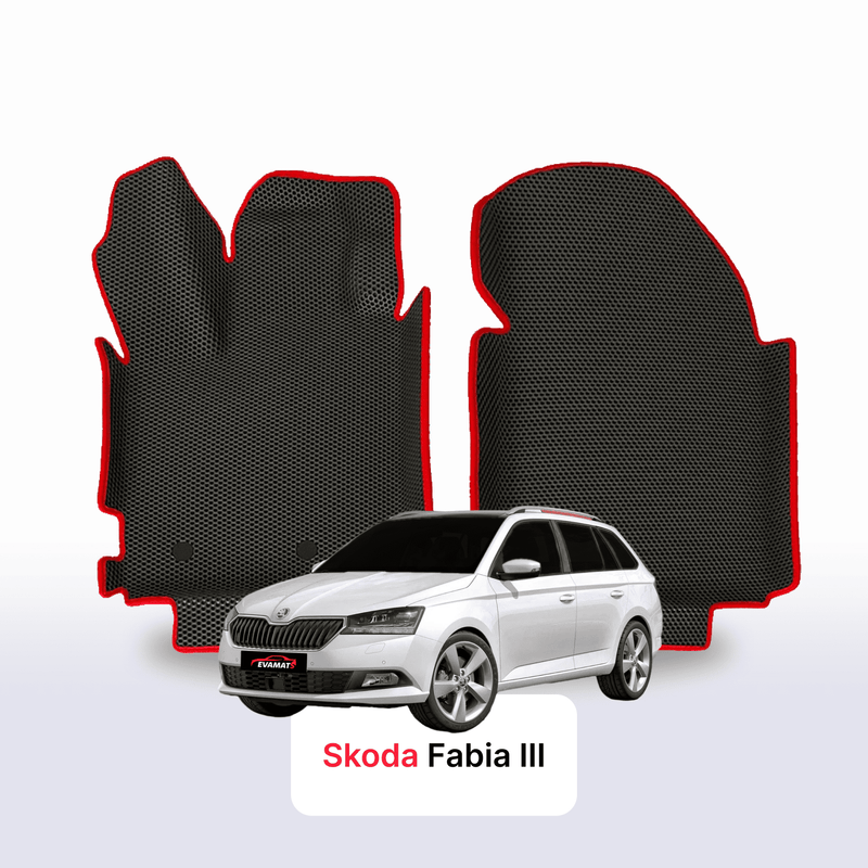 Alfombrillas 3D EVA para Skoda Fabia 3 gen 2014-2022 años FAMILIAR