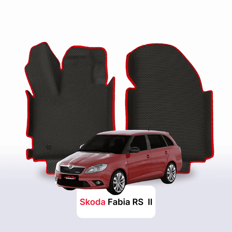 Alfombrillas 3D EVA para Skoda Fabia RS 2 gen 2010-2014 años FAMILIAR