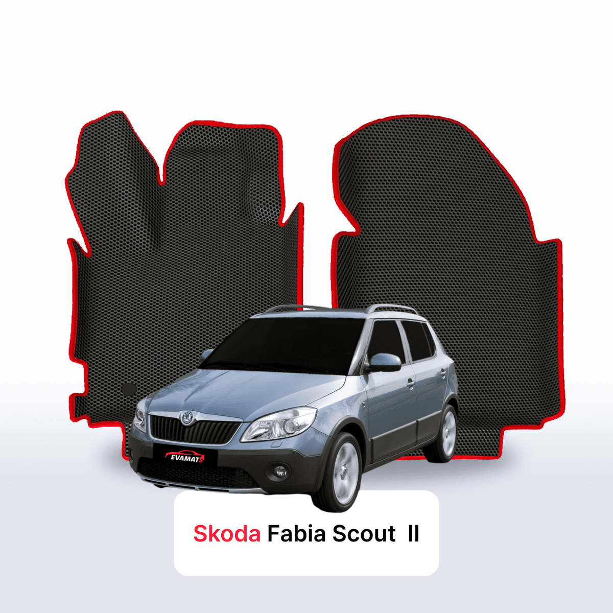 Alfombrillas 3D EVA para Skoda Fabia Scout 2 gen 2010-2014 años HATCHBACK 5 PUERTAS