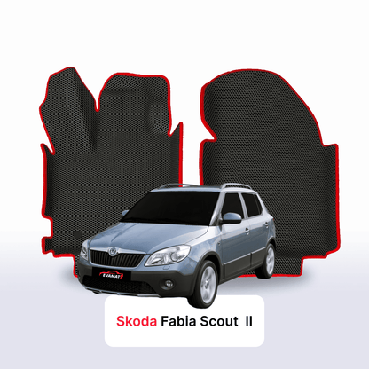 Alfombrillas 3D EVA para Skoda Fabia Scout 2 gen 2010-2014 años HATCHBACK 5 PUERTAS