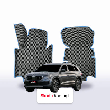Alfombrillas 3D EVA para Skoda Kodiaq 1 gen 2016-2024 años SUV