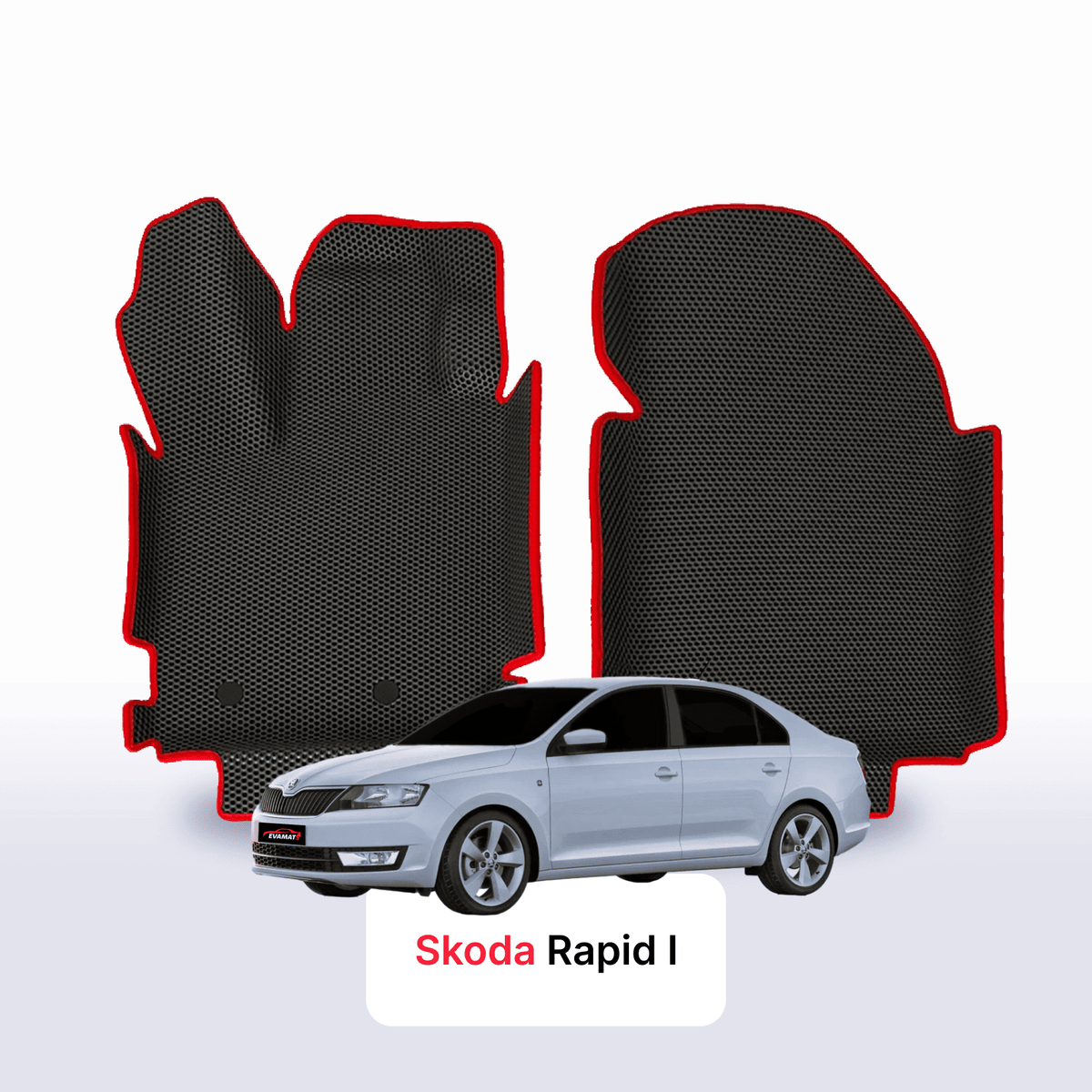 Alfombrillas 3D EVA para Skoda Rapid 1 gen 2012-2019 años LIFTBACK