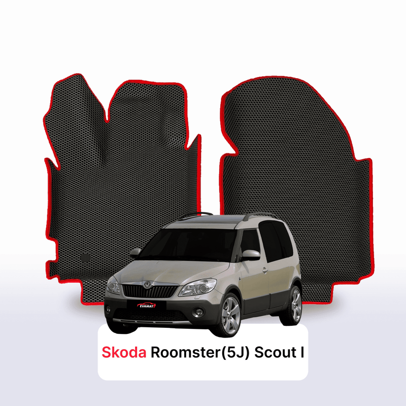 Alfombrillas 3D EVA para Skoda Roomster Scout(5J) 1 gen 2006-2015 años MONOVOLUMEN