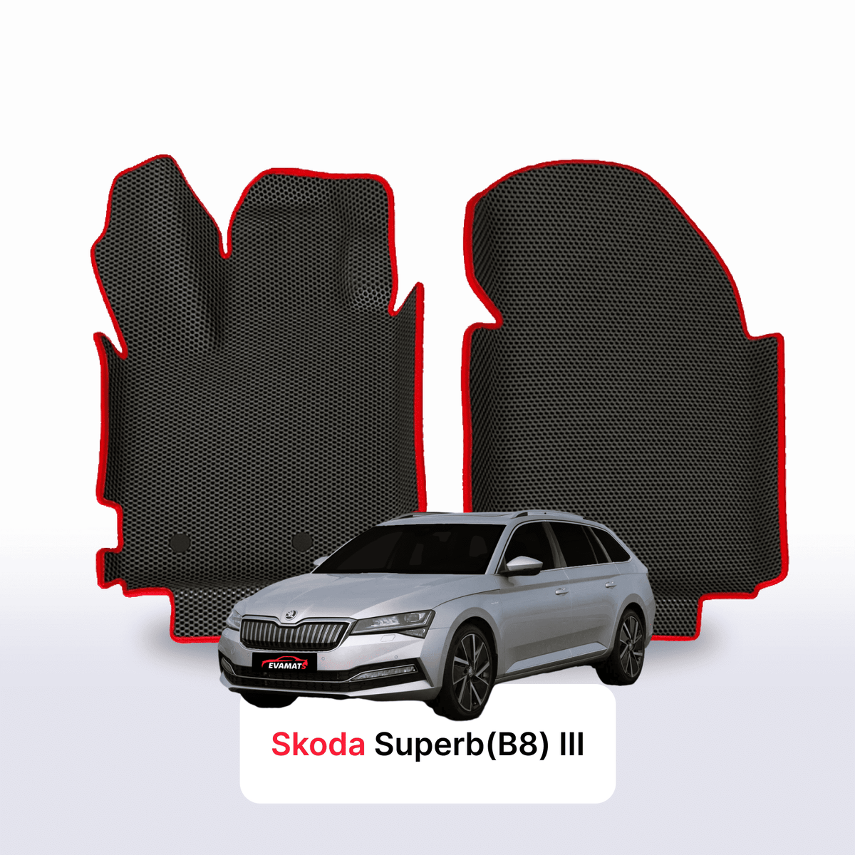 Alfombrillas 3D EVA para Skoda Superb(B8) 3 gen 2015-2024 años FAMILIAR