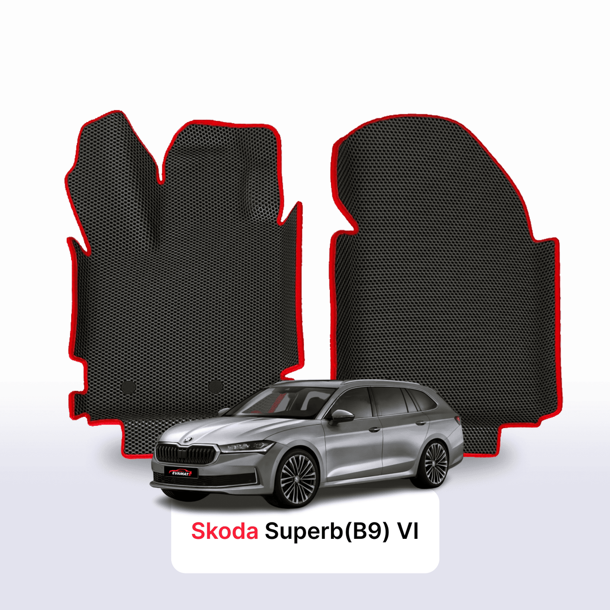 Alfombrillas 3D EVA para Skoda Superb(B9) 4 gen 2023-2028 años FAMILIAR