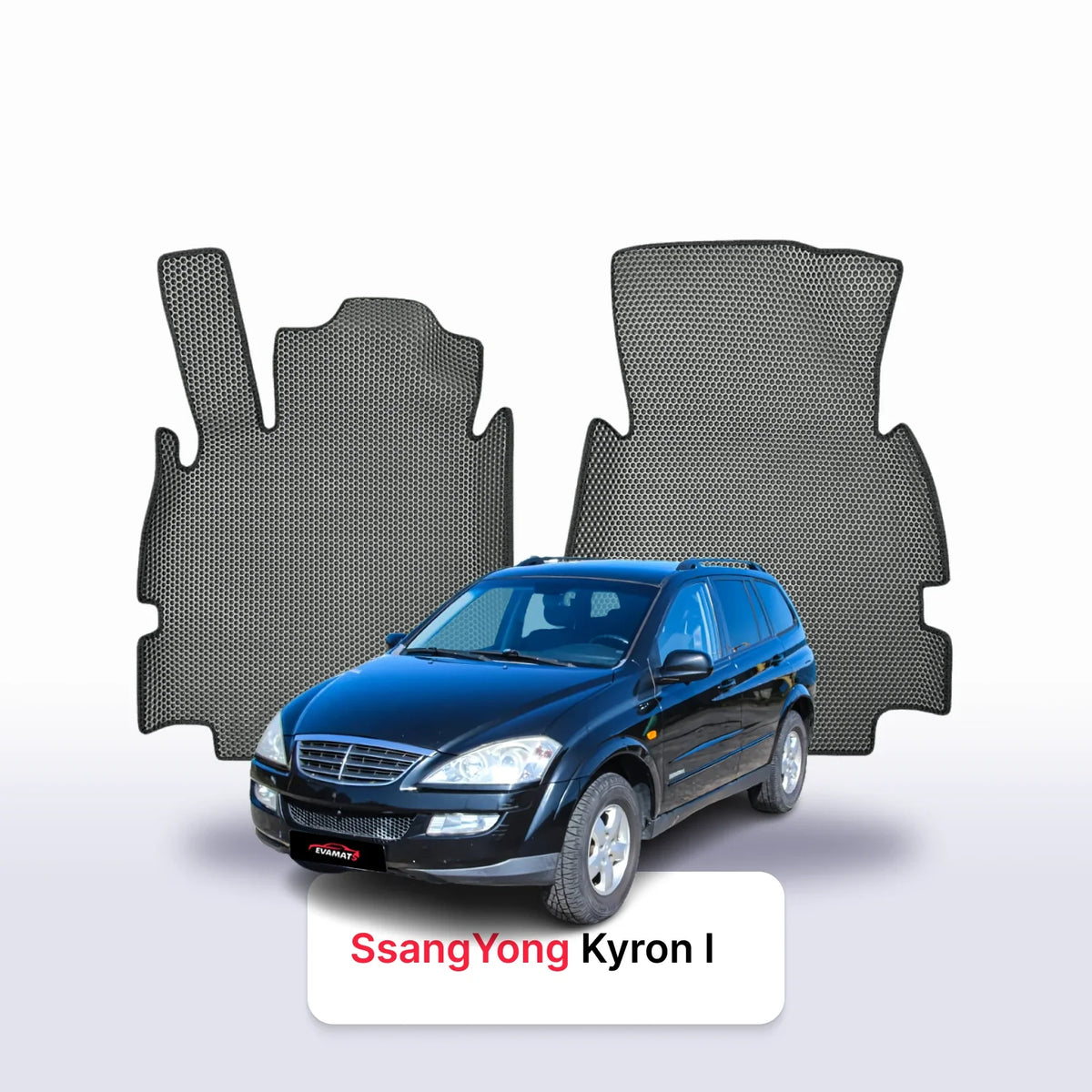 Alfombrillas 3D EVA para SsangYong Kyron 1 gen 2005-2015 años SUV 5 PUERTAS