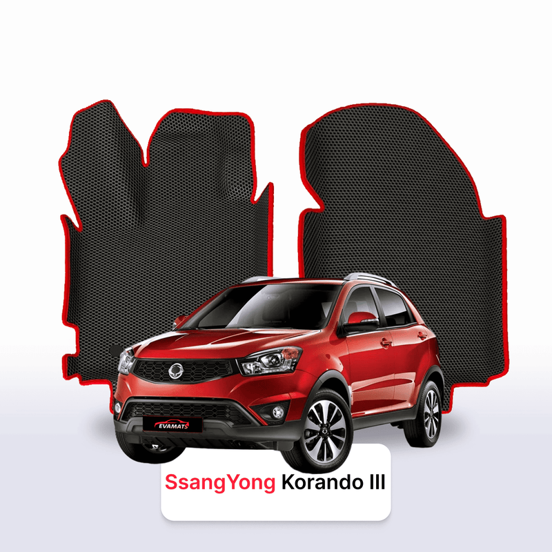 Alfombrillas 3D EVA para SsangYong Korando 3 gen 2010-2019 años SUV 5 PUERTAS