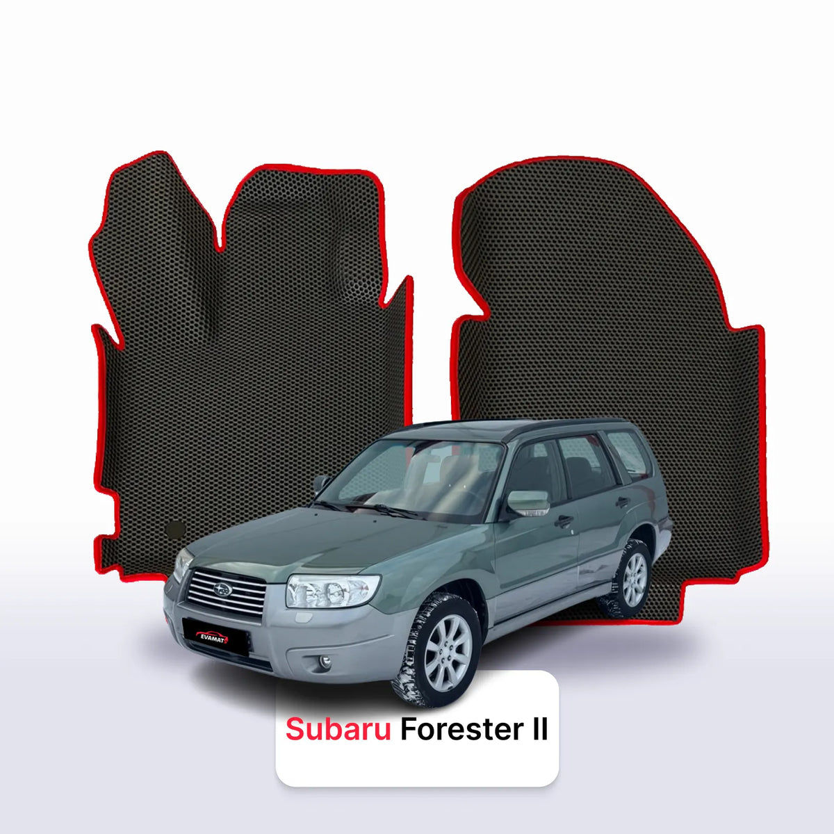 Alfombrillas 3D EVA para Subaru Forester restyling(SG) 2 gen 2006-2008 años SUV