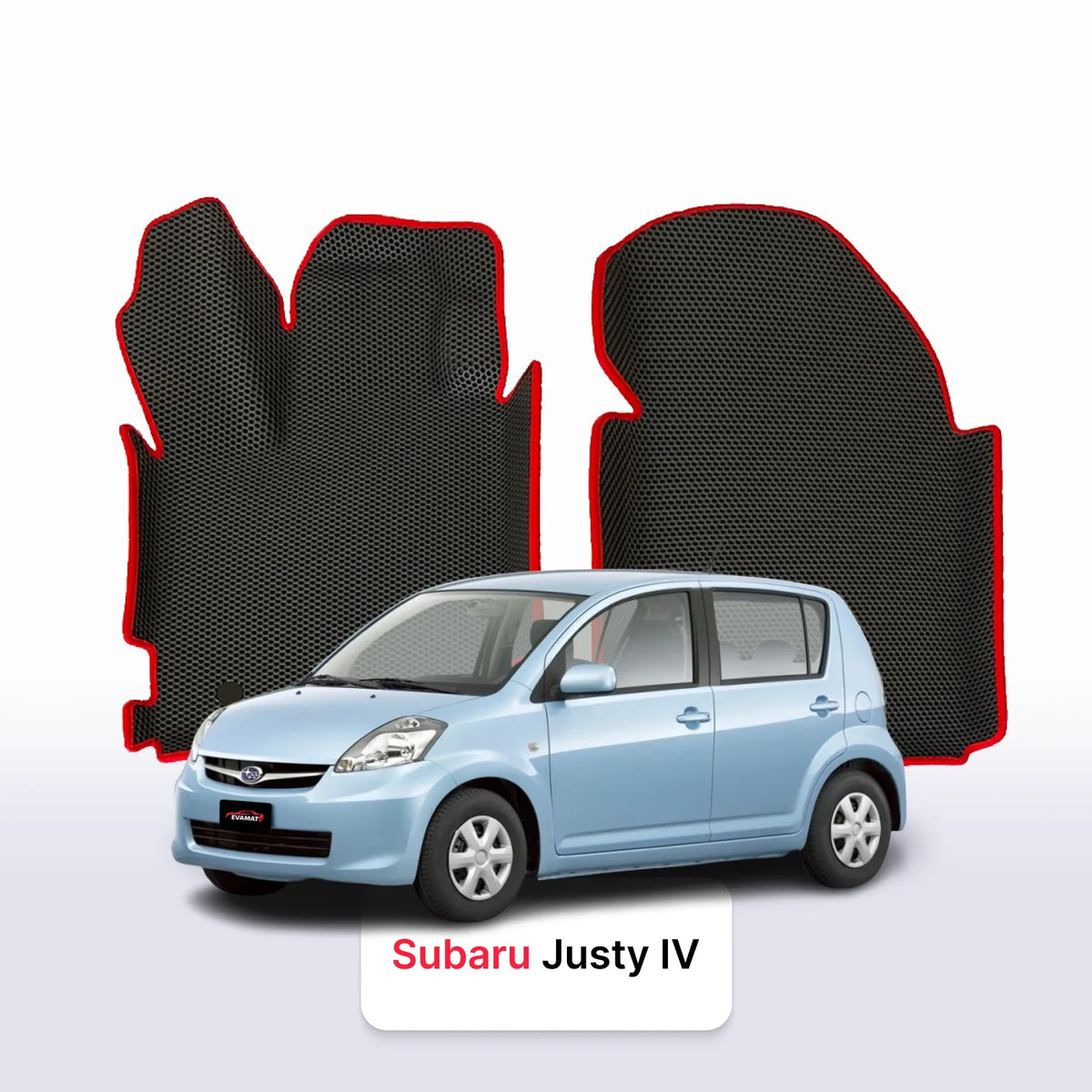 Alfombrillas 3D EVA para Subaru Justy 4 gen 2001-2008 años HATCHBACK 5 PUERTAS