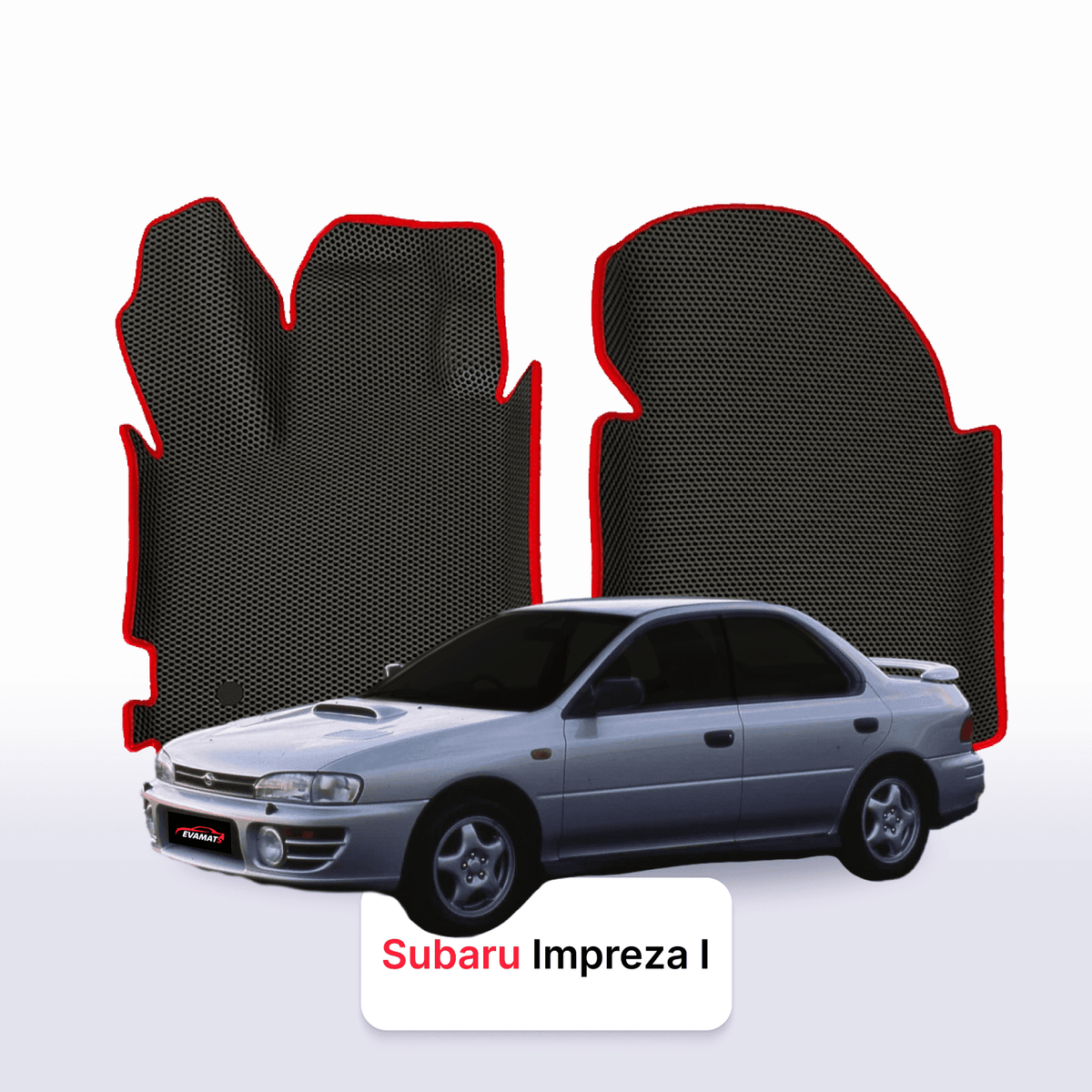 Alfombrillas 3D EVA para Subaru Impreza 1 gen 1992-2000 años SEDÁN