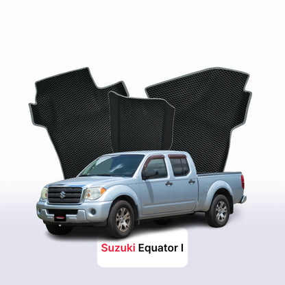 Alfombrillas 3D EVA para Suzuki Equator 1 gen 2004-2015 años PICK-UP CABINA DOBLE