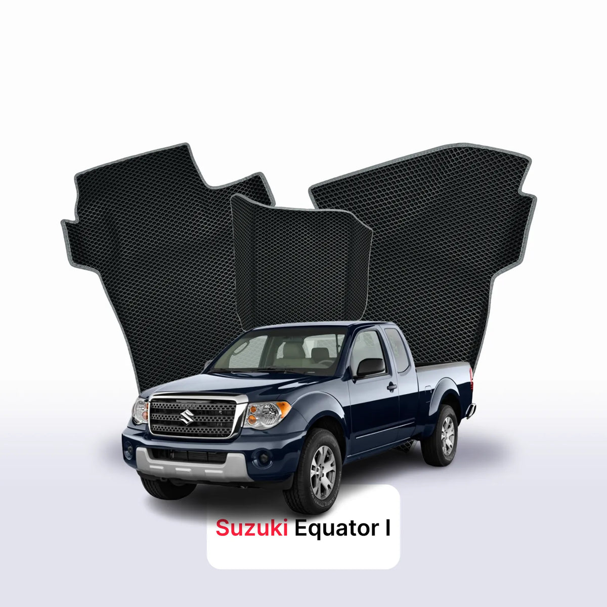 Alfombrillas 3D EVA para Suzuki Equator 1 gen 2004-2015 años PICK-UP CABINA SIMPLE
