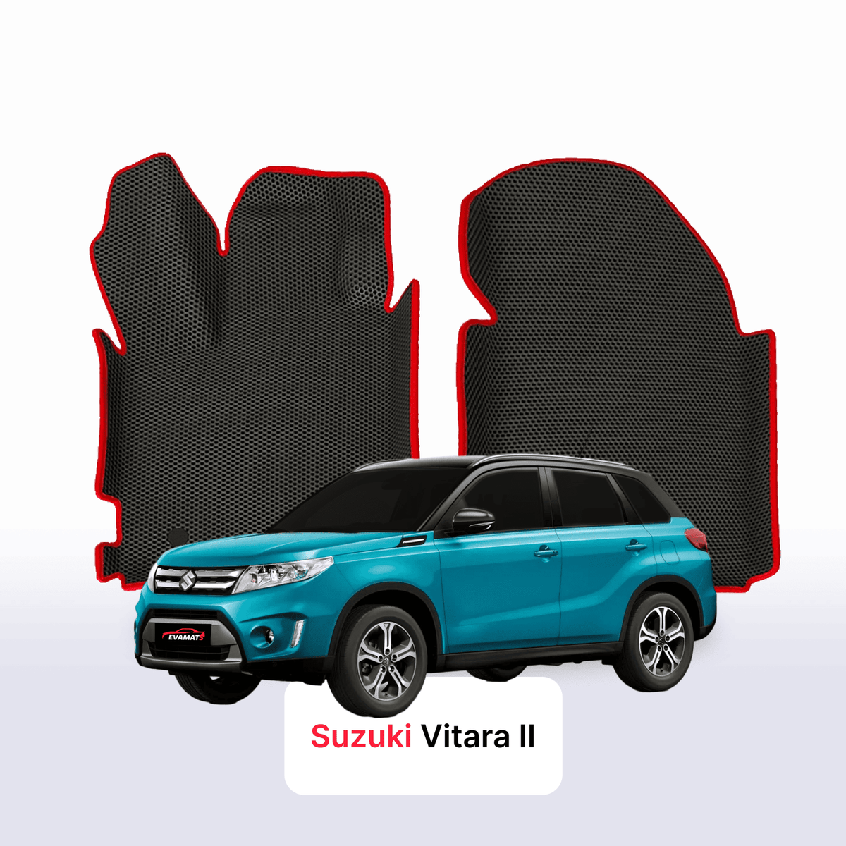 Alfombrillas 3D EVA para Suzuki Vitara 2 gen 2014-2028 años SUV 5 PUERTAS + talonera EVA