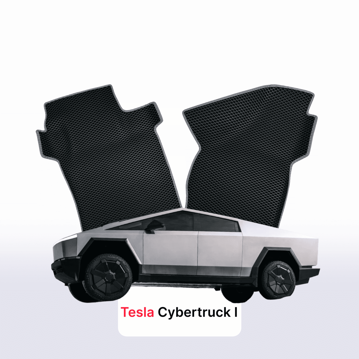 Alfombrillas 3D EVA para Tesla Cybertruck 1 gen 2023-2028 años PICK-UP CABINA DOBLE