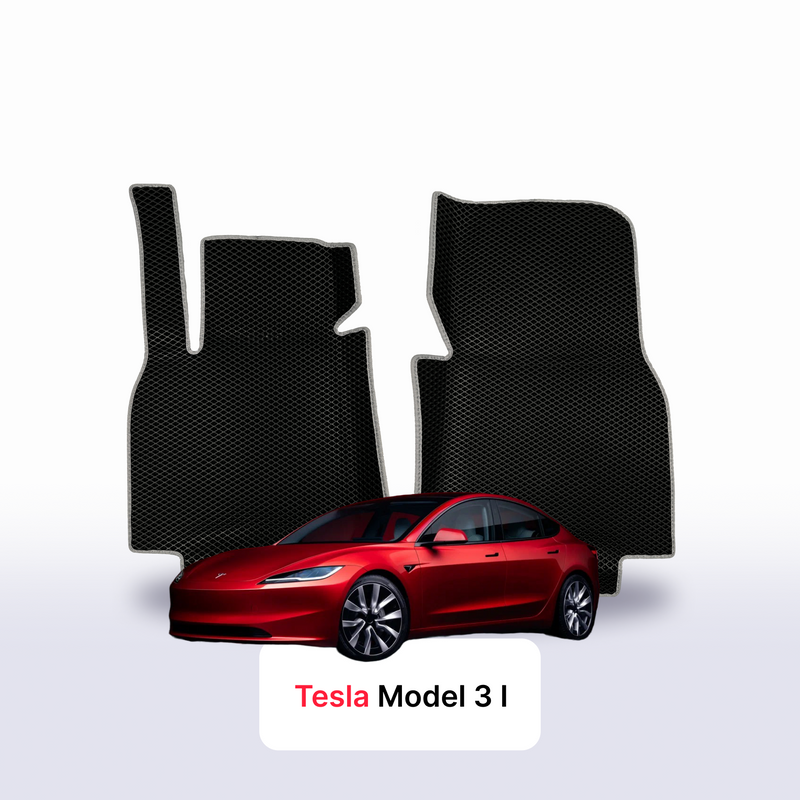Alfombrillas 3D EVA para Tesla Model 3(Long Range) 1 gen 2023-2027 años SEDÁN RESTYLING