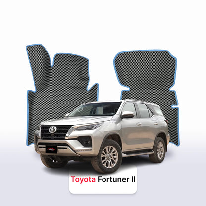 Alfombrillas 3D EVA para Toyota Fortuner 2 gen 2015-2028 años SUV