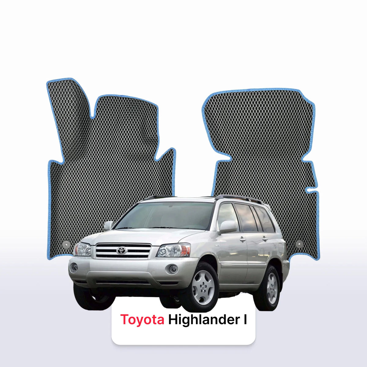 Alfombrillas 3D EVA para Toyota Highlander 1 gen 2001-2007 años SUV 5 PUERTAS