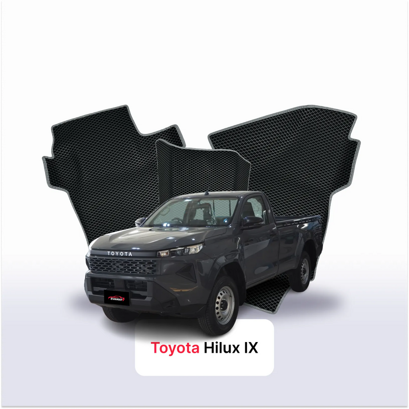 Alfombrillas 3D EVA para Toyota Hilux IX gen 2026-2030 años PICK-UP CABINA SIMPLE