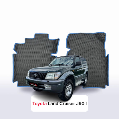 Alfombrillas 3D EVA para Toyota Land Cruiser J90 1 gen 1996-2002 años SUV 3 PUERTAS