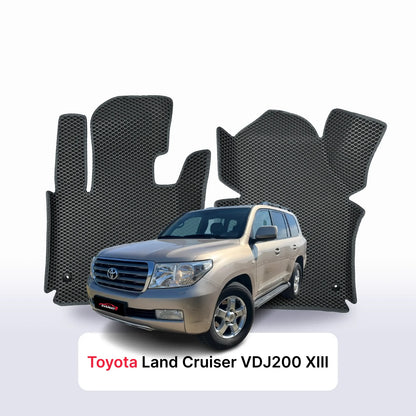 Alfombrillas 3D EVA para Toyota Land Cruiser VDJ200 13 gen 2007-2021 años SUV 5 PUERTAS