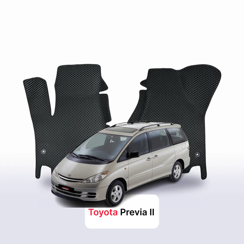 Alfombrillas 3D EVA para Toyota Previa 2 gen 2000-2006 años MONOVOLUMEN