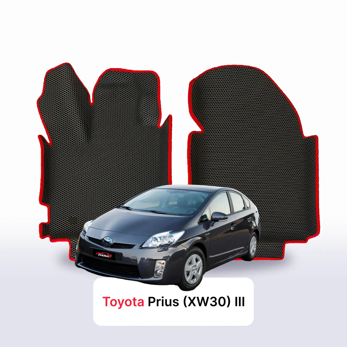 Alfombrillas 3D EVA para Toyota Prius XW30 3 gen 2009-2015 años LIFTBACK