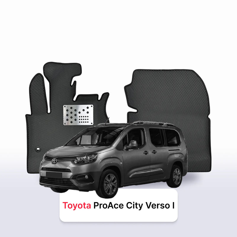 Alfombrillas 3D EVA para Toyota ProAce City Verso 2019-2028 años MONOVOLUMEN LARGO