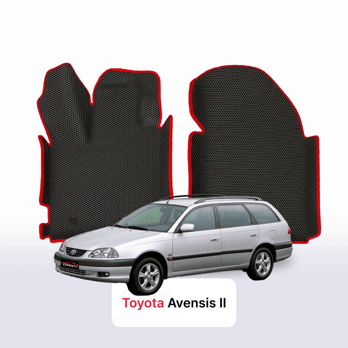 Alfombrillas 3D EVA para Toyota Avensis 2 gen 2003-2009 años FAMILIAR