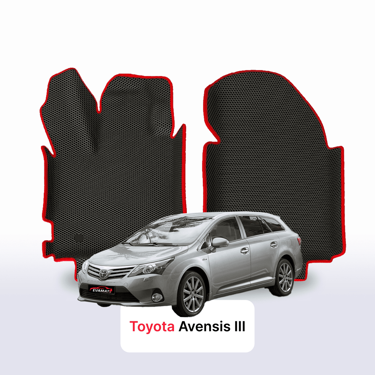 Alfombrillas 3D EVA para Toyota Avensis 3 gen pre-restyling 2009-2015 años FAMILIAR