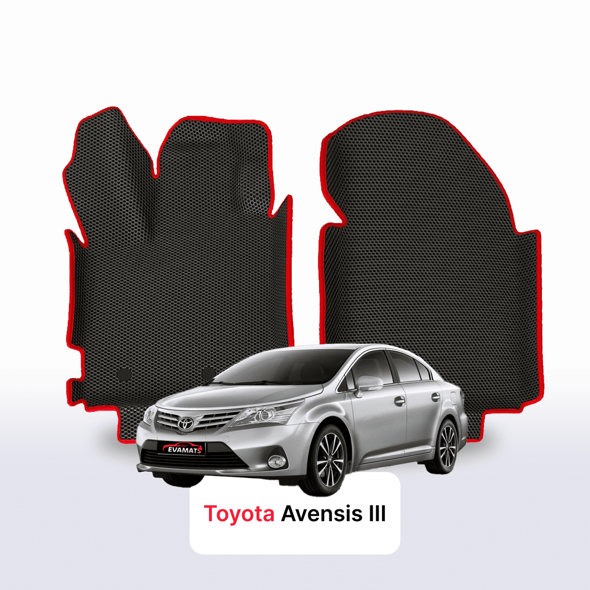 Alfombrillas 3D EVA para Toyota Avensis 3 gen pre-restyling 2009-2015 años SEDÁN