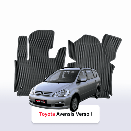 Alfombrillas 3D EVA para Toyota Avensis Verso 1 gen 2001-2009 años MONOVOLUMEN