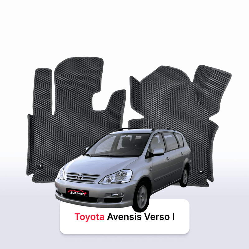 Alfombrillas 3D EVA para Toyota Avensis Verso 1 gen 2001-2009 años MONOVOLUMEN