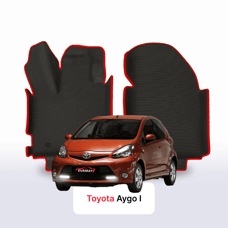 Alfombrillas 3D EVA para Toyota Aygo 1 gen 2005-2014 años HATCHBACK 5 PUERTAS